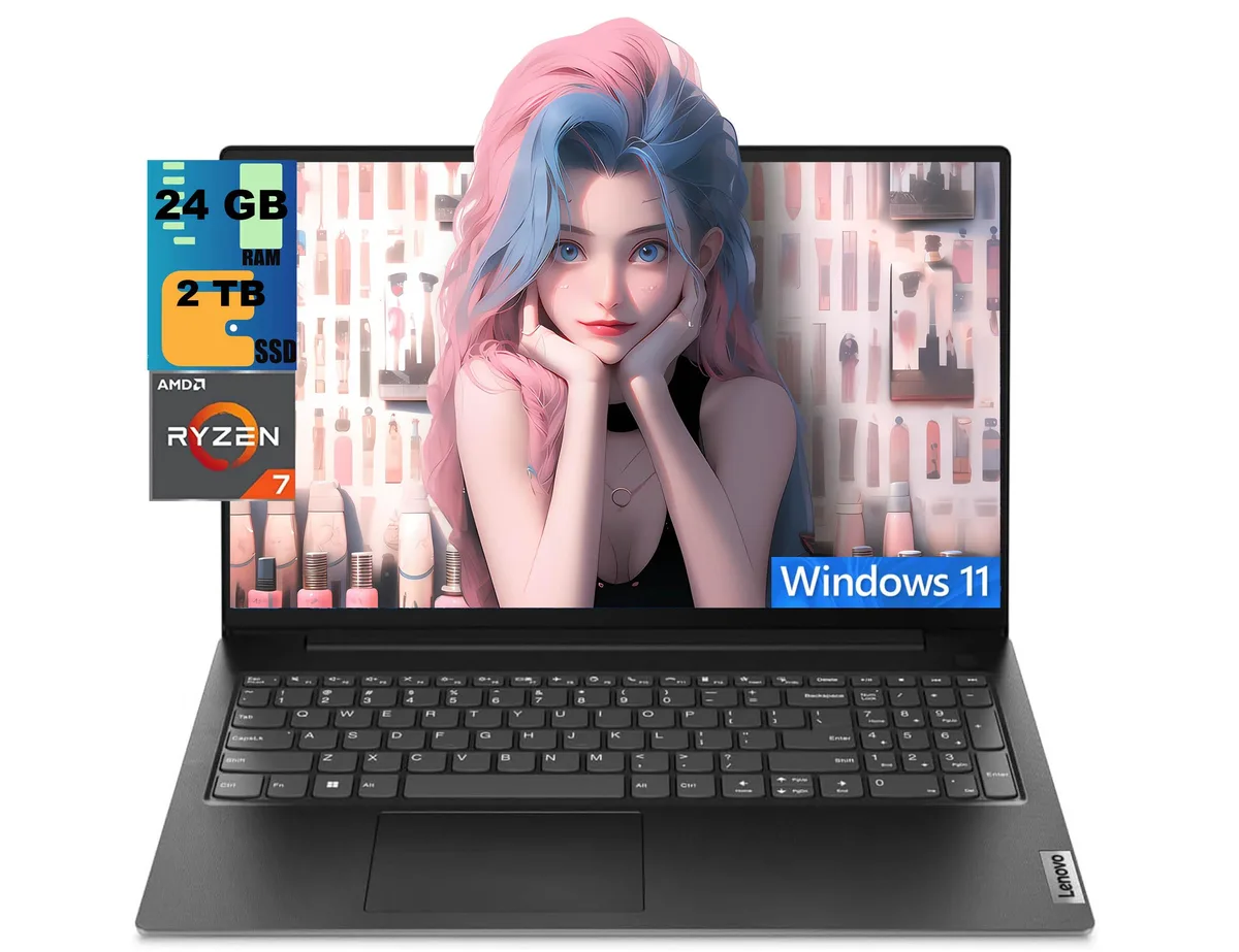 Lenovo Lenovo V15 laptop Ryzen 7 7730U 24GB 2TB — product photo