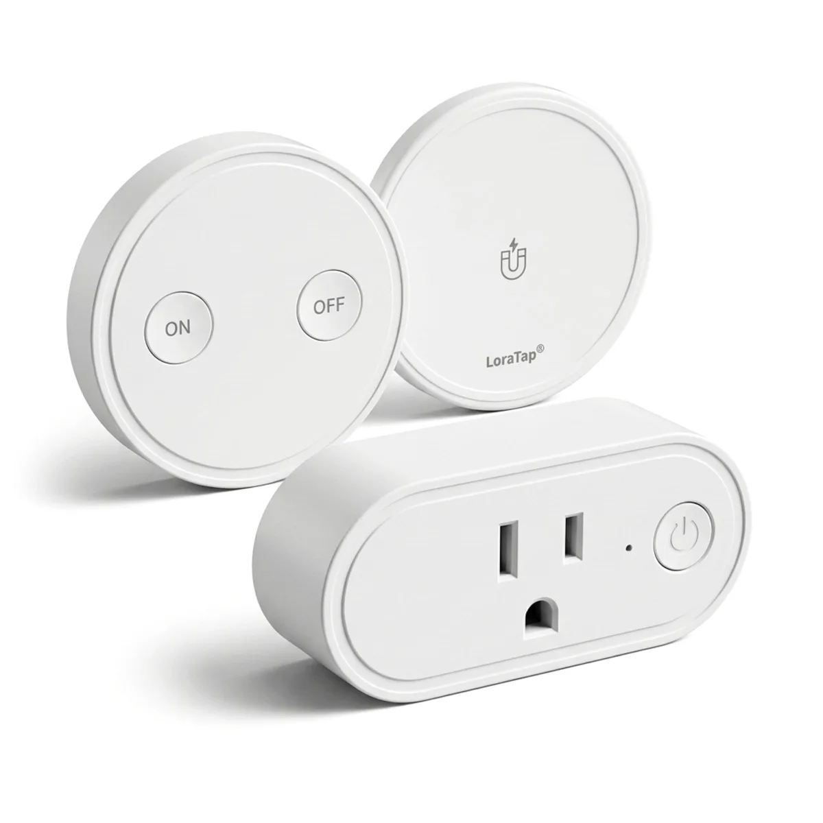 LoraTap SP511Q2-US-V3 Wireless Outlet Control 15A 1875W 100ft 915MHz IP54 — product photo