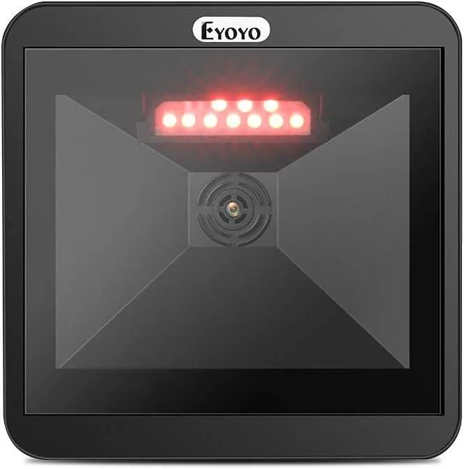 Eyoyo Eyoyo Hands-Free 2D QR Barcode Scanner Big Scan Window — product photo