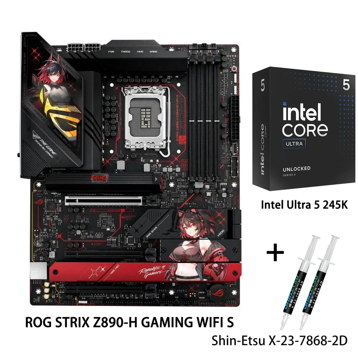 ASUS ASUS ROG STRIX Z890-H GAMING WIFI S Intel motherboard RO JI edition with Core Ultra 5 245K — product photo