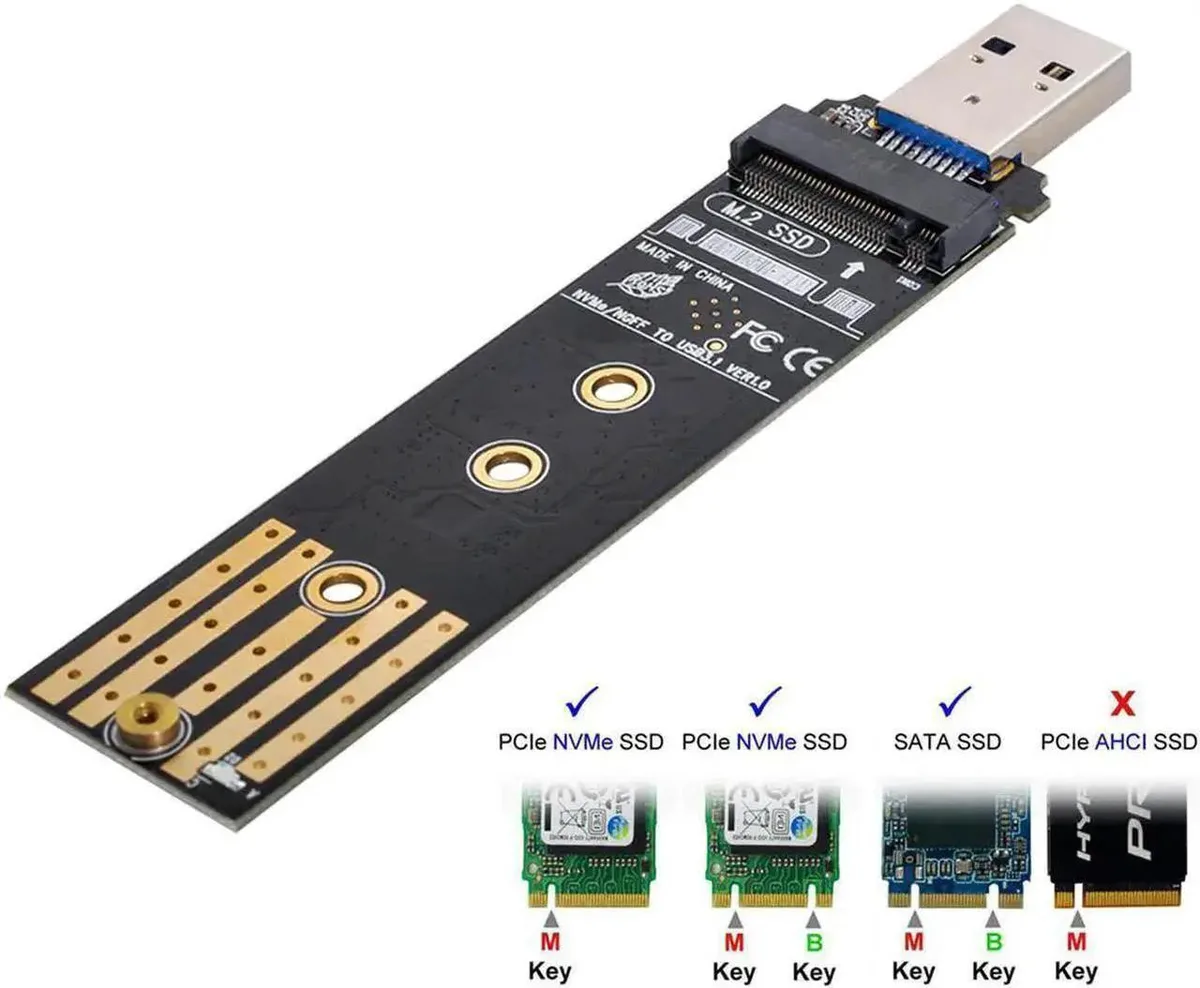 SMUGDESK SMUGDESK USB 3.0 M.2 NVMe SATA Adapter RTL9210B — product photo