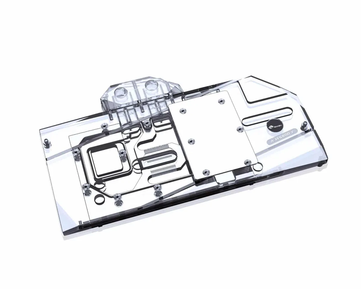 Bykski Bykski Full Coverage GPU Water Block and Backplate XFX RX6800 Overseas Edition — product photo