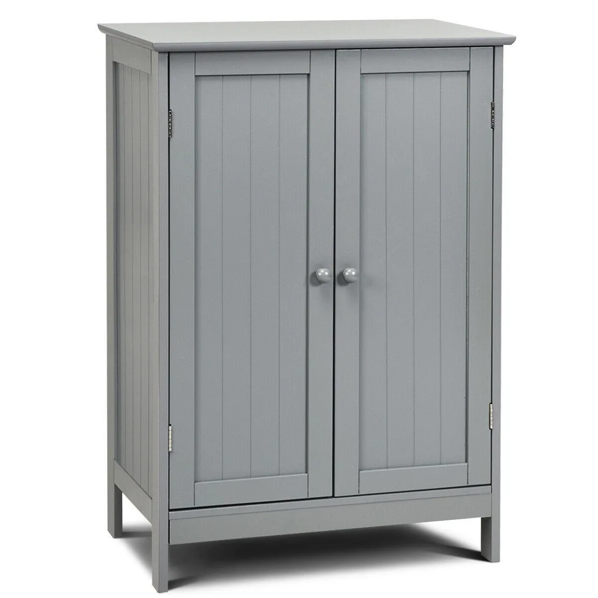 SlickBlue SlickBlue Bath Storage Double Door Cabinet Grey 23.5" x 14" x 34 — product photo