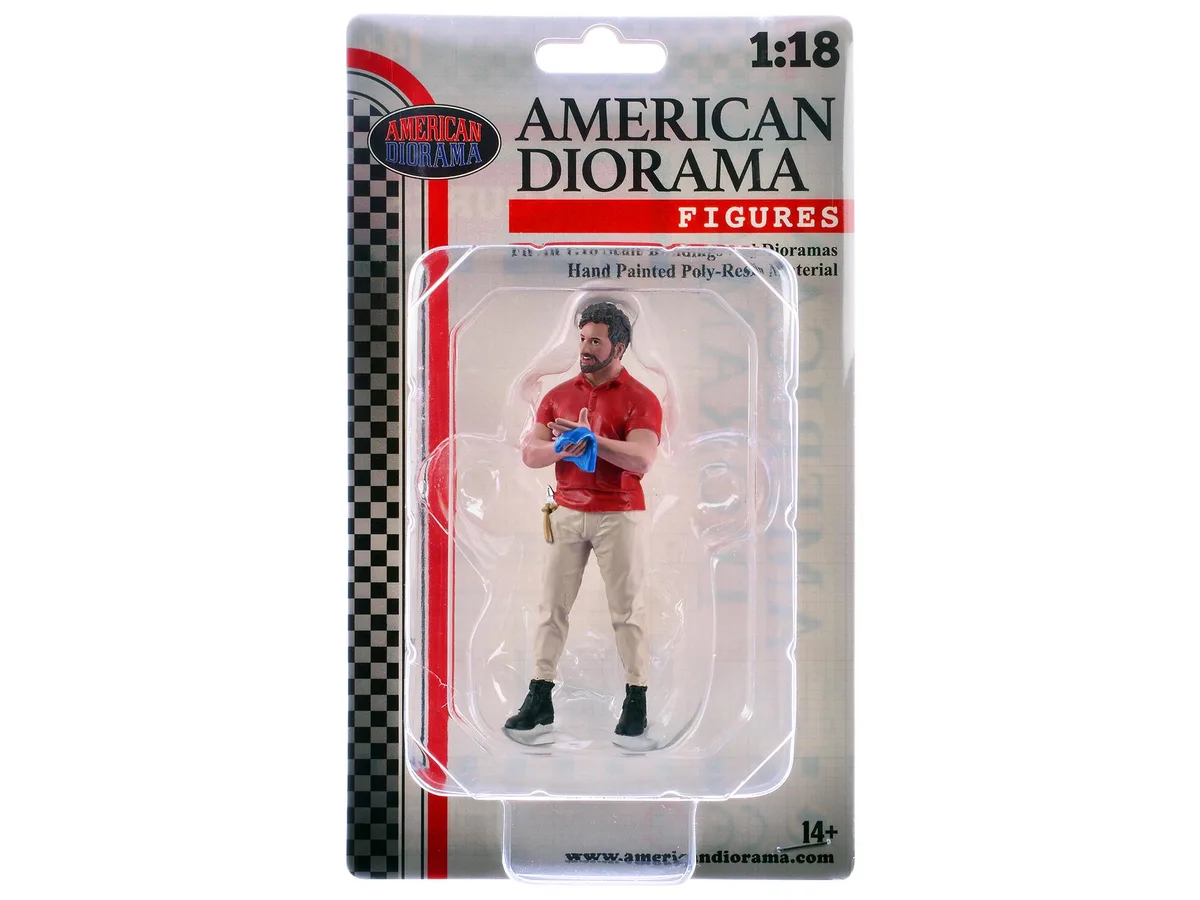 American Diorama American Diorama Muscle Mechanics Figure #2 1/18 hobby collectible — product photo