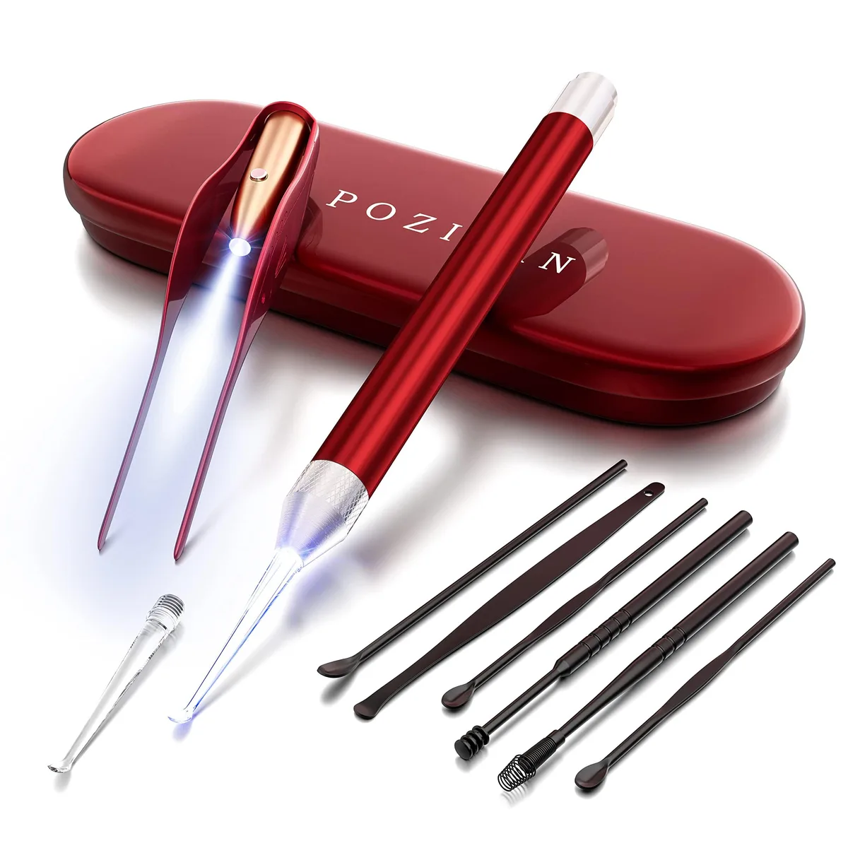  Baldwin Ear Wax Removal Kit 8 Pcs LED Light 10 cm — product photo