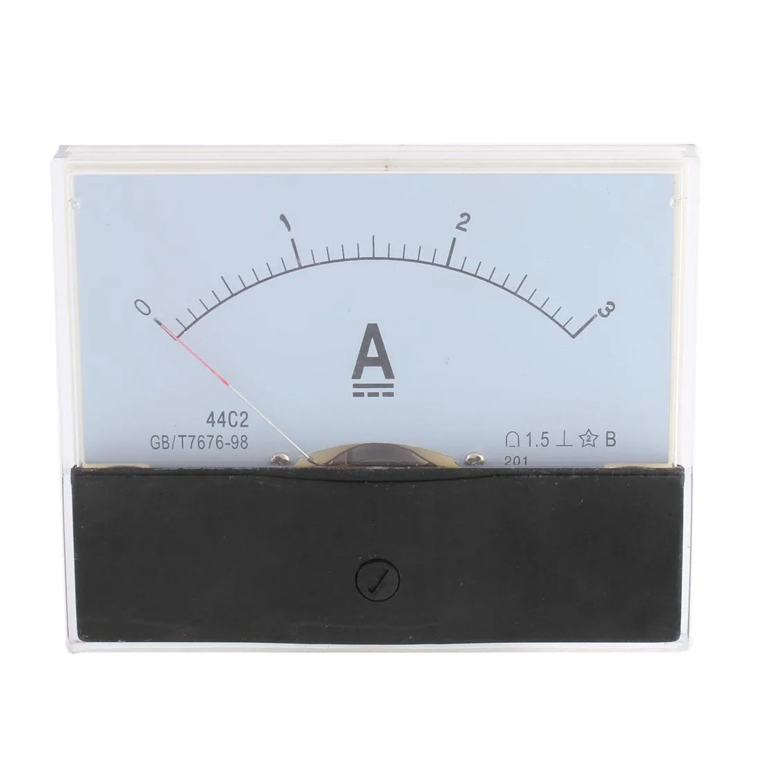 Unique-Bargains Unique-Bargains 44C2 DC 0-3A Class 1.5 Vertical Panel Current Meter Analog Ammeter electrician tool — product photo