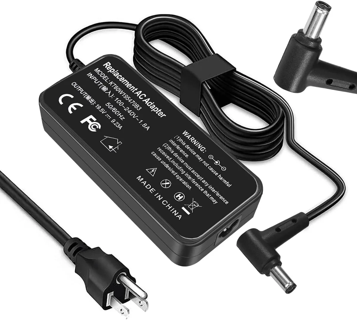 NShi NShi 180W AC Adapter ADP-180TB H 6.0*3.7mm laptop replacement part — product photo
