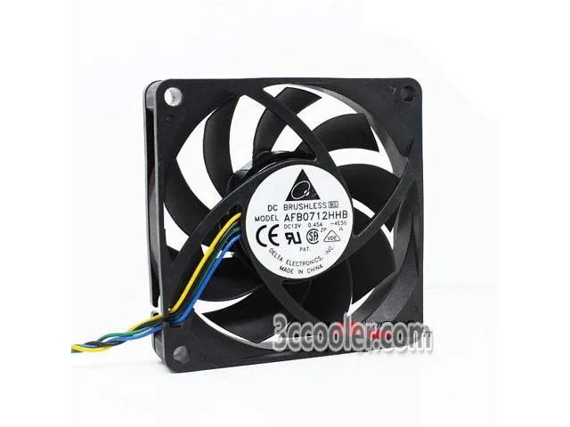Zyvpee Zyvpee AFB0712HHB 6U57 70×15 mm 12 V 0.45 A 4-pin case fan — product photo