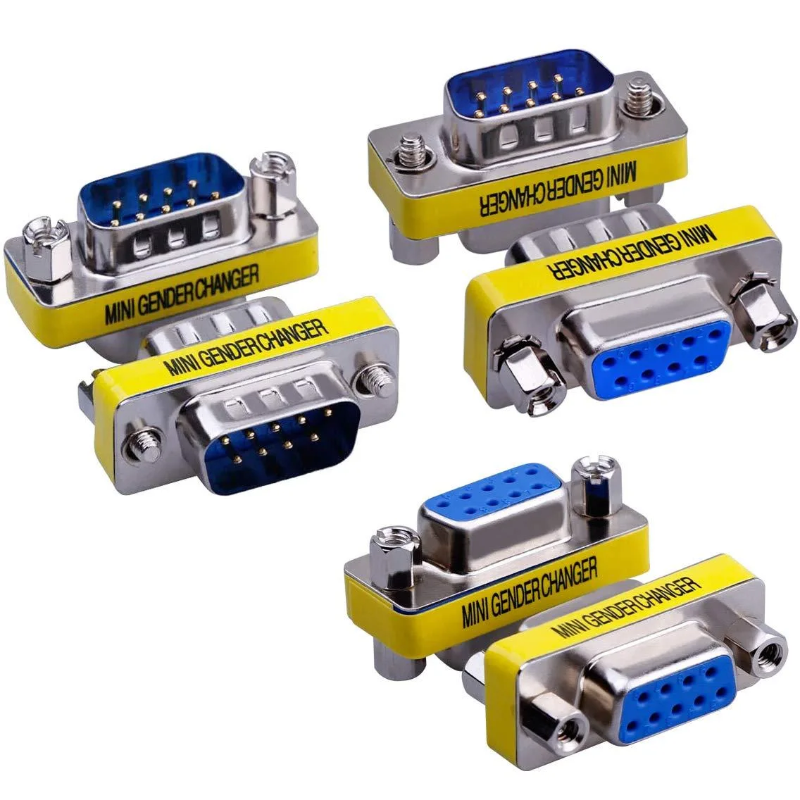 Vszerda Vszerda 6-pack DB9 RS232 serial adapter set — product photo