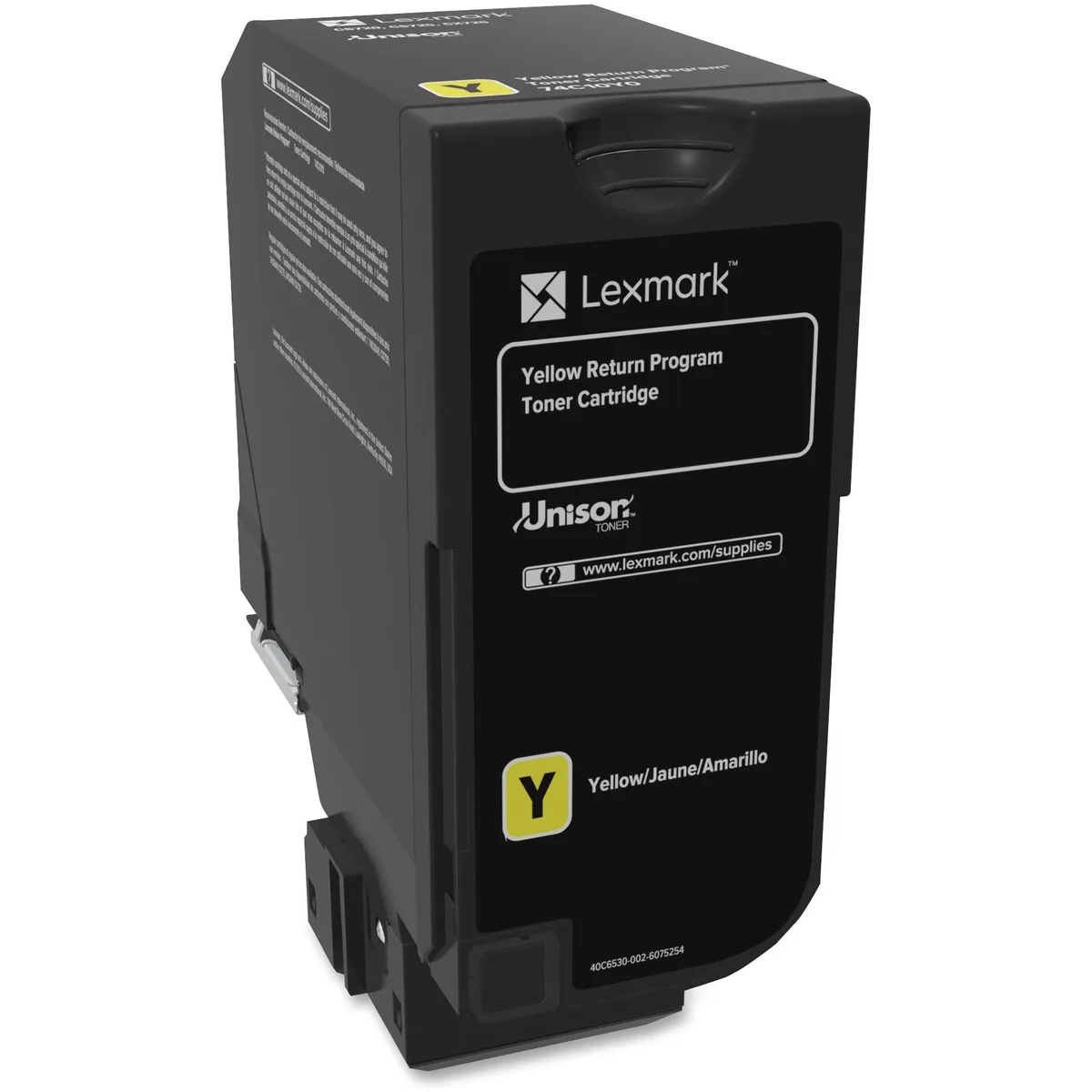 Lexmark Lexmark 74C10Y0 Yellow Toner Cartridge 3000 Pages — product photo
