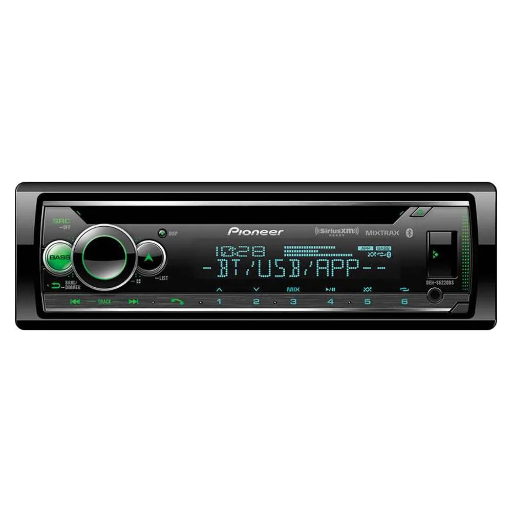 Pioneer Pioneer DEH-S6220BS CD Receiver Bluetooth 22W 50W 210000 colors — product photo