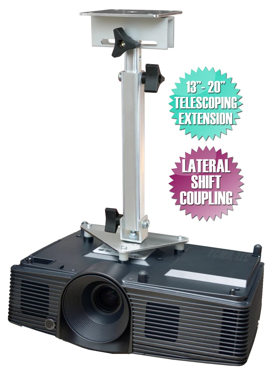 Projector Ceiling Mounts Direct, LLC. Projector Ceiling Mounts Direct, LLC. 13-20" Drop Projector Accessory for Eiki EK-355U — product photo