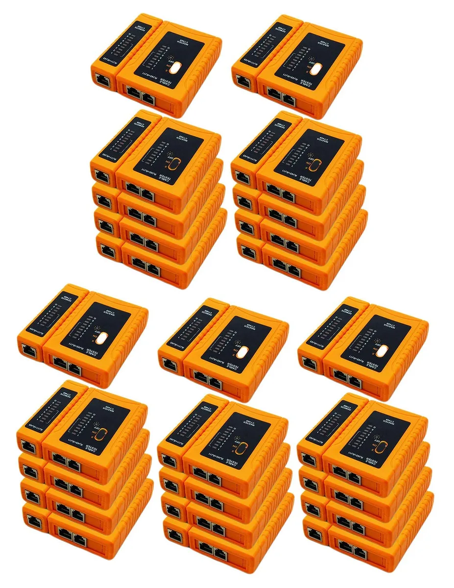 iMBAPrice iMBAPrice RJ45 RJ11 RJ12 CAT5 CAT6 UTP Network Lan Cable Tester Pack of 25 — product photo