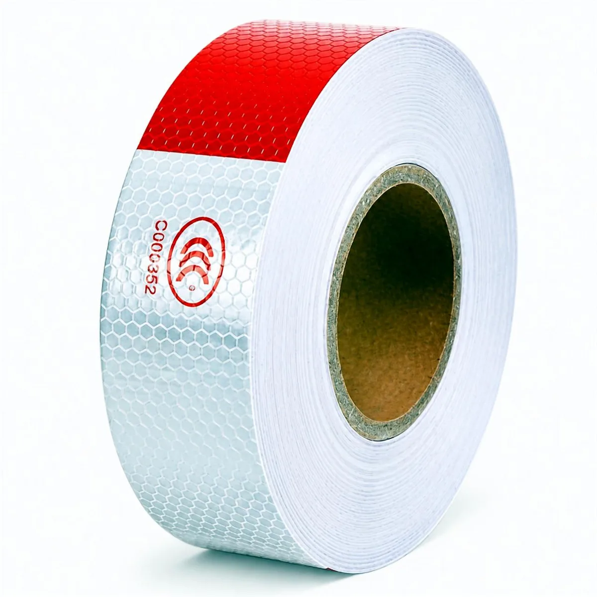 The Perfect Part The Perfect Part CA96_SAFETAPE Reflective Tape 2" x 50FT Red White DOT-C2 — product photo