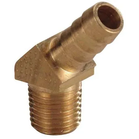 Zoro Select Zoro Select 6AFR5 45° Brass Hose Barb 3/8 x 1/4 MNPT — product photo