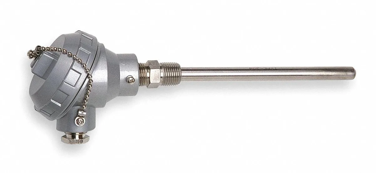 Tempco Tempco MTA01202 Thermocouple Probe Type J Terminal Block HVAC Control — product photo
