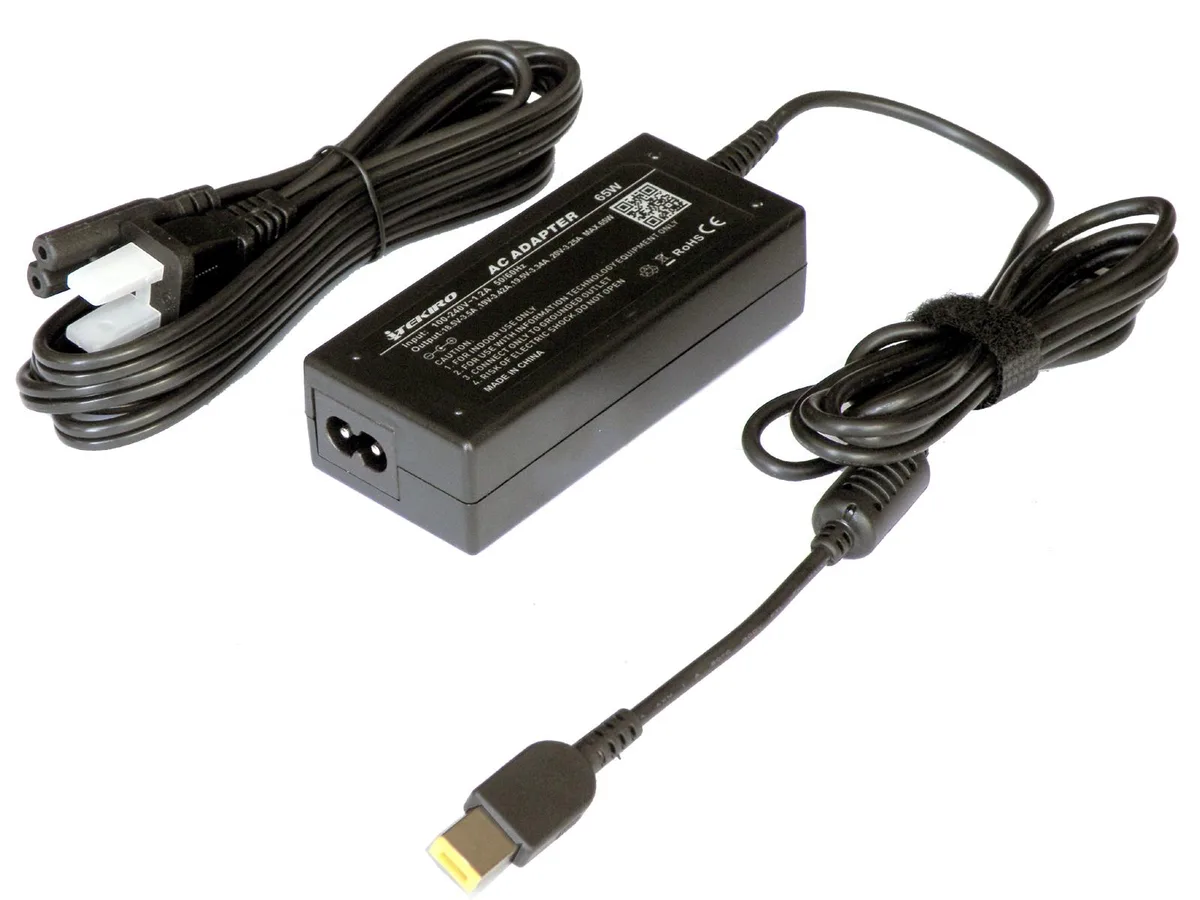 iTekiro iTekiro AC Adapter Charger for Lenovo 65W Slim Tip — product photo