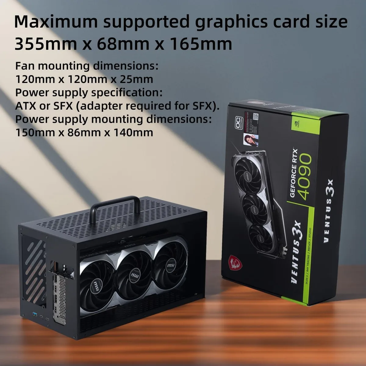 V2 Technologies V2 Technologies MK-L19 Chassis Aluminum Acrylic Steel 355x68x165mm PC case — product photo