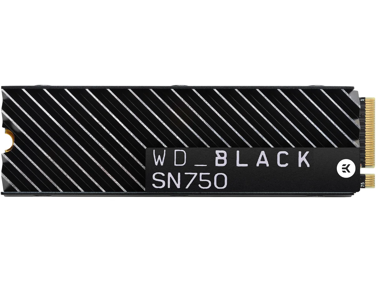 Western Digital Western Digital WDS200T3XHC 2TB M.2 2280 internal SSD with heatsink — product photo