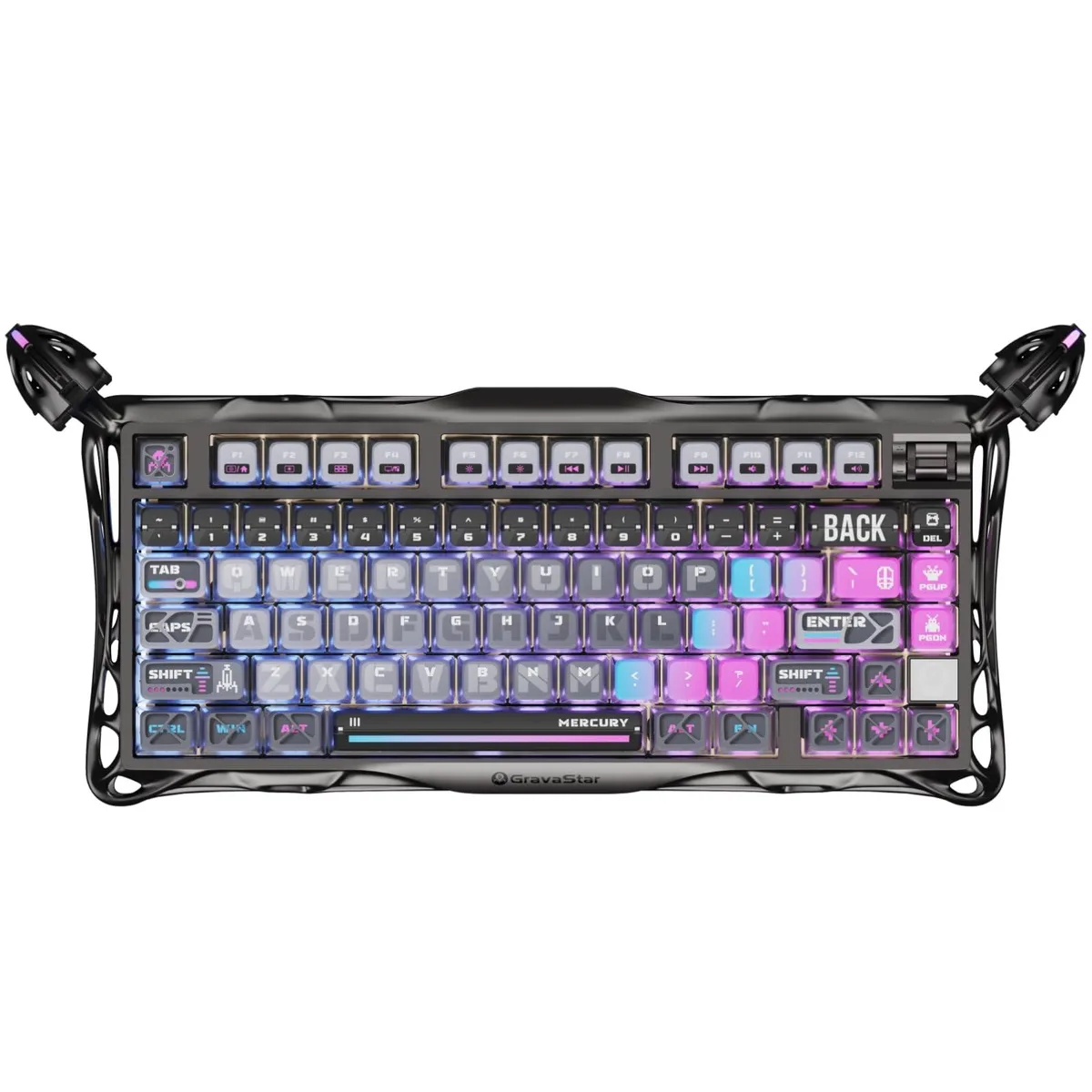 Vszerda Vszerda Mercury K1 Pro Cyberpunk 75% Wireless Mechanical Gaming Keyboard — product photo