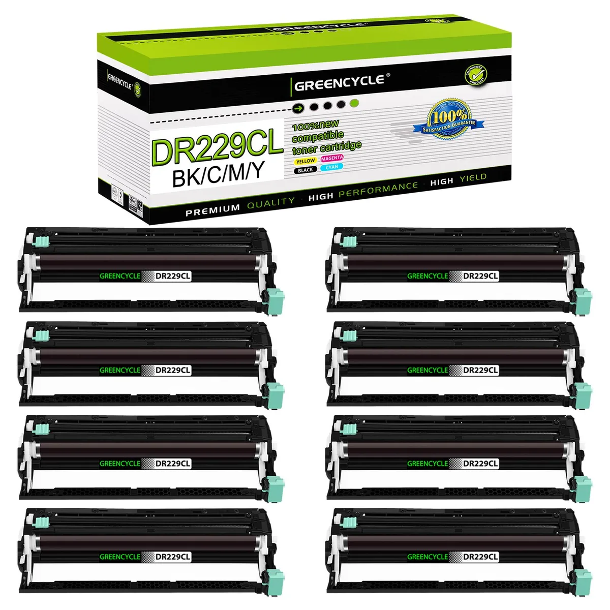 GREENCYCLE GREENCYCLE DR229CL 8 Pack Drum Unit Colour 30000 Pages — product photo