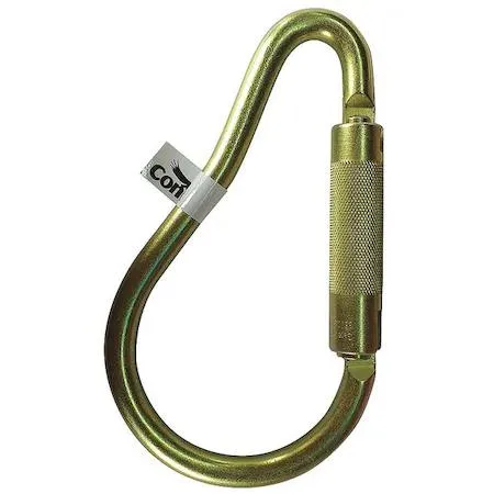 Condor Condor 16V858 Auto-Lock Carabiner Yellow 8-1/8" traffic safety equipment — product photo