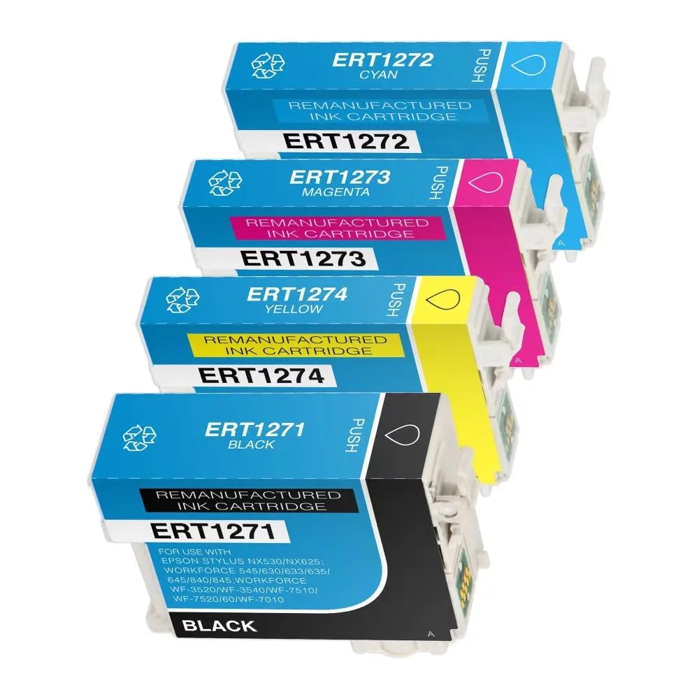 Ninestar Technology Ninestar Technology 127 4 Pack High-Yield Ink Cartridges Black Cyan Magenta Yellow — product photo