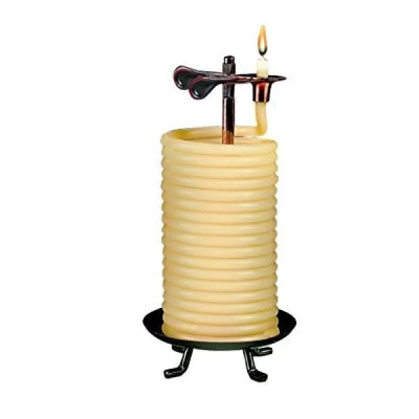Candle by the Hour Candle by the Hour 80-Hour Vertical Beeswax Candle 20559b Beige — product photo