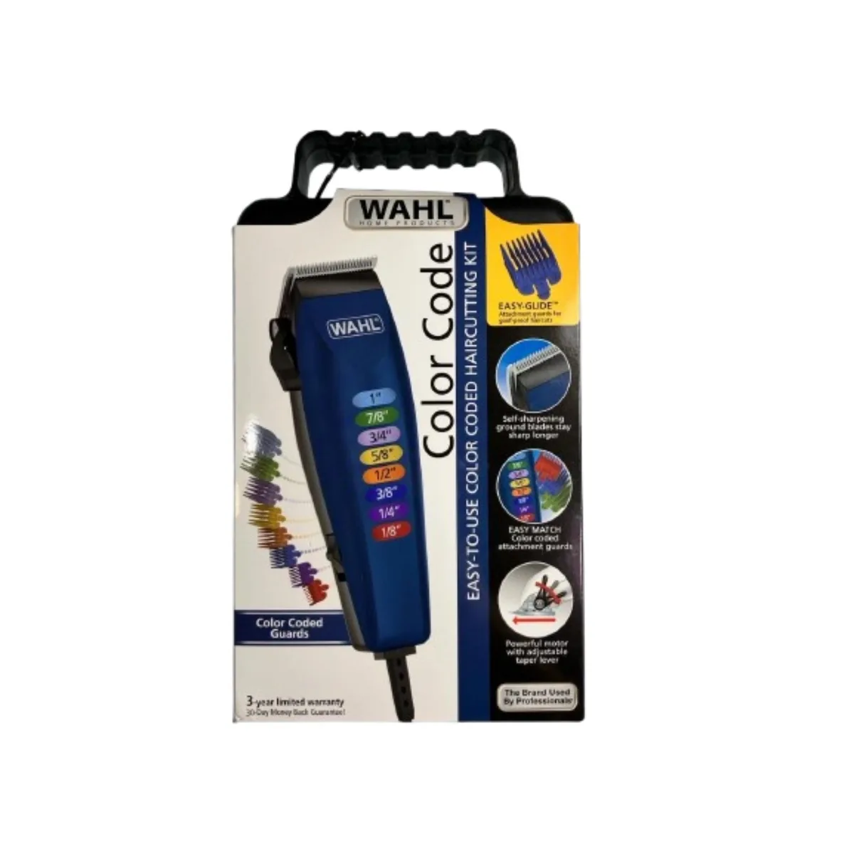 Wahl Color Code Clipper Kit with color-coded guide combs and accessories
