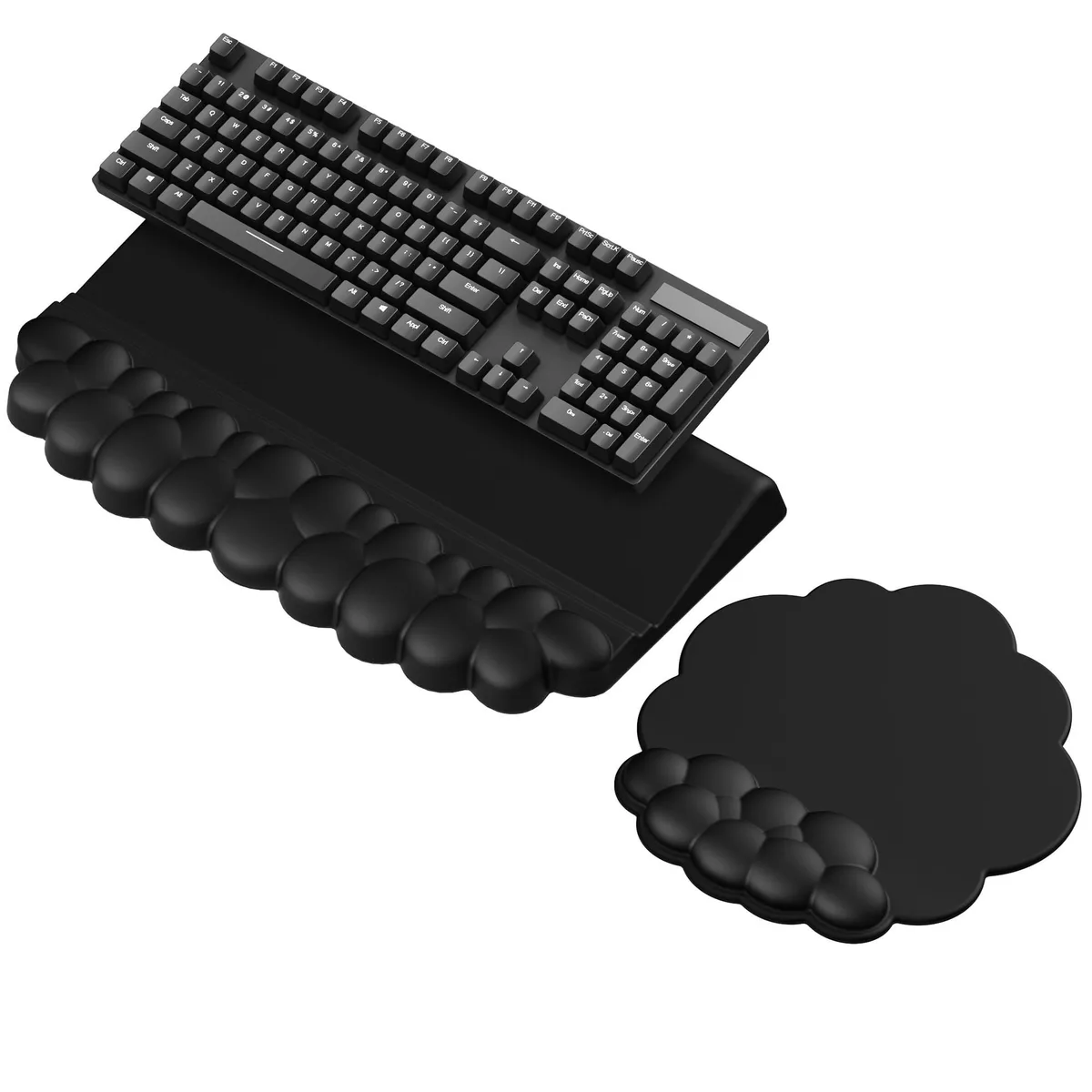  Laborio 001 Cloud Wrist Rest Mouse Pad Set 17.5 x 9.6 in — product photo