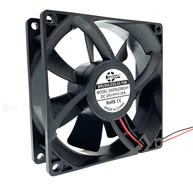 SXDOOL SXDOOL SXD9228B24H 92mm 24V Dual Ball Bearing Case Fan — product photo
