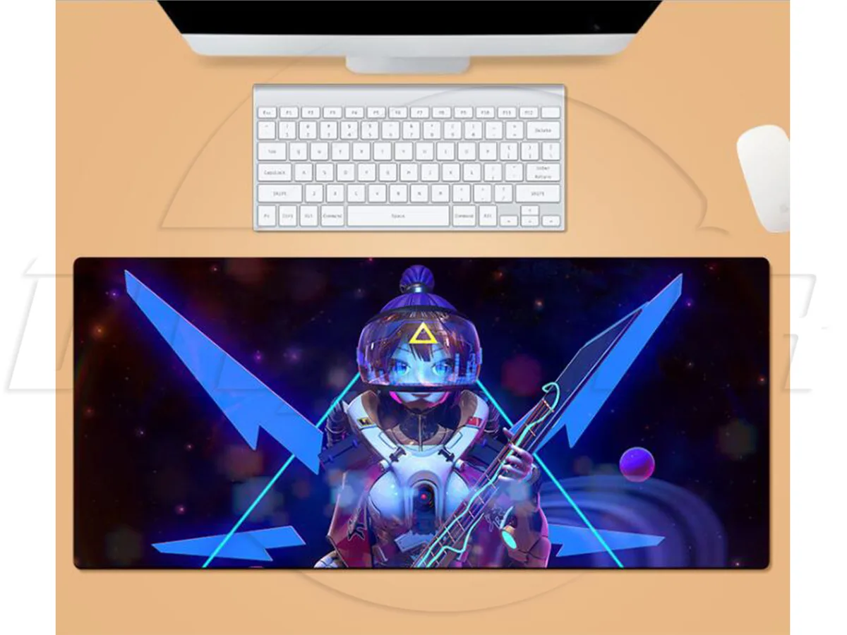 sakose sakose Cyberpunk 2077 Extended Mouse Pad 35.40" x 15.70" Blue — product photo