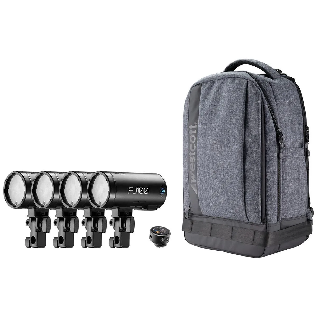 Westcott Westcott FJ100 100Ws 4-Light Backpack Kit with Sony Trigger — product photo