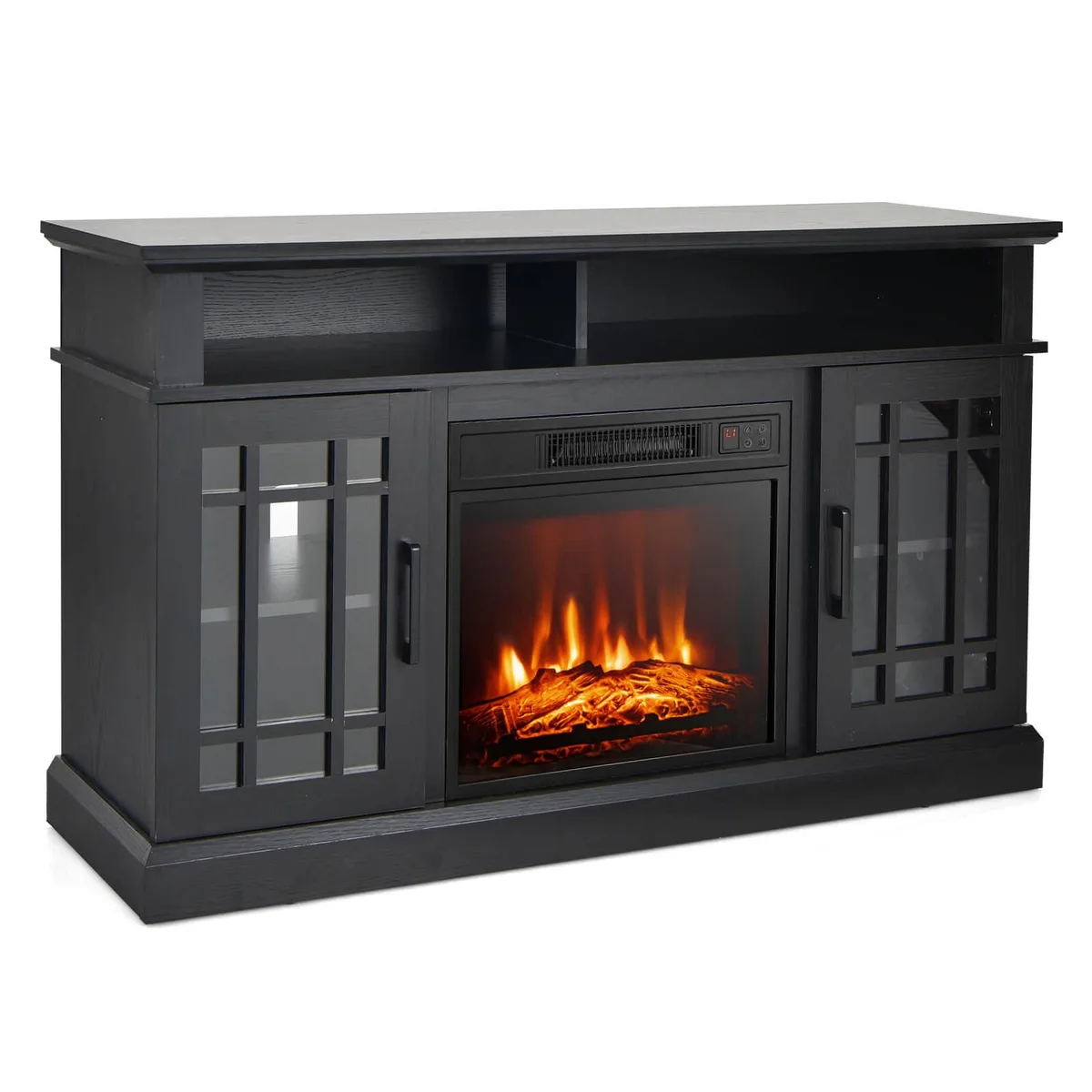 SlickBlue SlickBlue 48 Inch Electric Fireplace TV Stand Black — product photo
