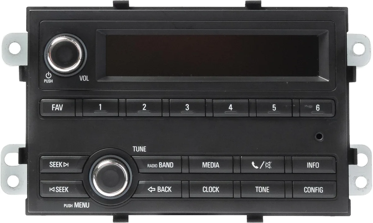 1 Factory Radio 1 Factory Radio 95407055 AM FM Radio Receiver Auxiliary Input 2014 Chevrolet Sonic UM7 — product photo