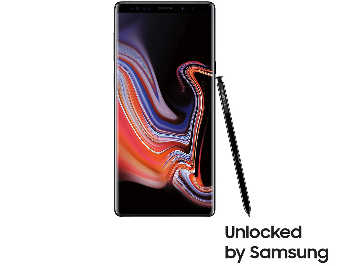 SAMSUNG SAMSUNG Galaxy Note 9 4G LTE Unlocked Cell Phone 6.4" Midnight Black 6GB RAM 128GB — product photo