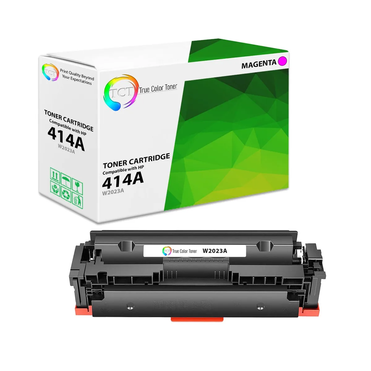 True Color Toner True Color Toner 414A Magenta Toner Cartridge W2023A 2100 Pages — product photo