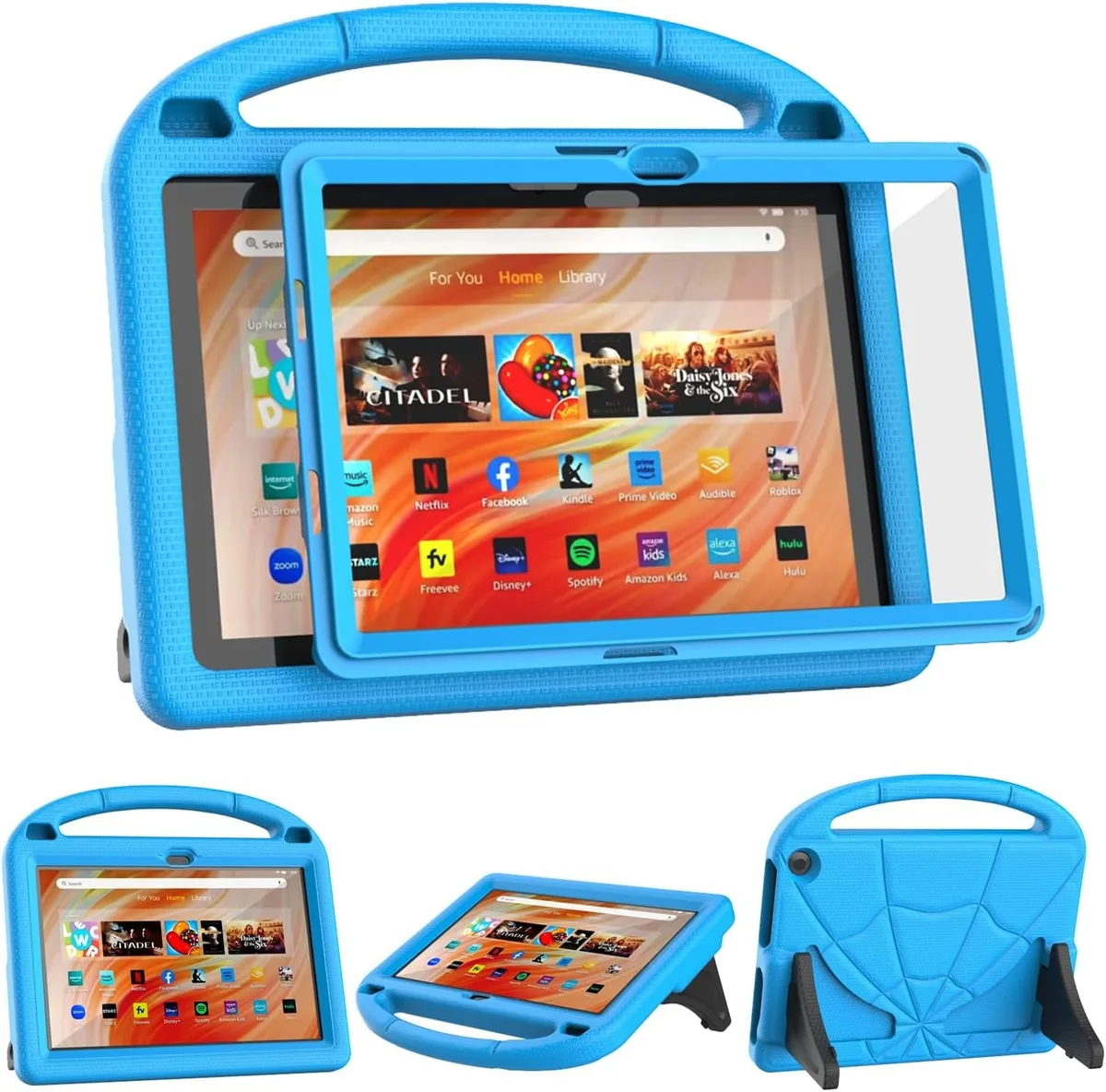Kootion Kootion Fire HD 10 & HD 10 Plus Tablet Case for Kids Blue — product photo