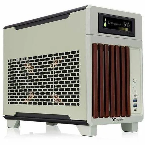 Thermaltake Thermaltake CA-11A-00SENN-WS TR100 WS Matcha Green Mini Tower PC Case — product photo