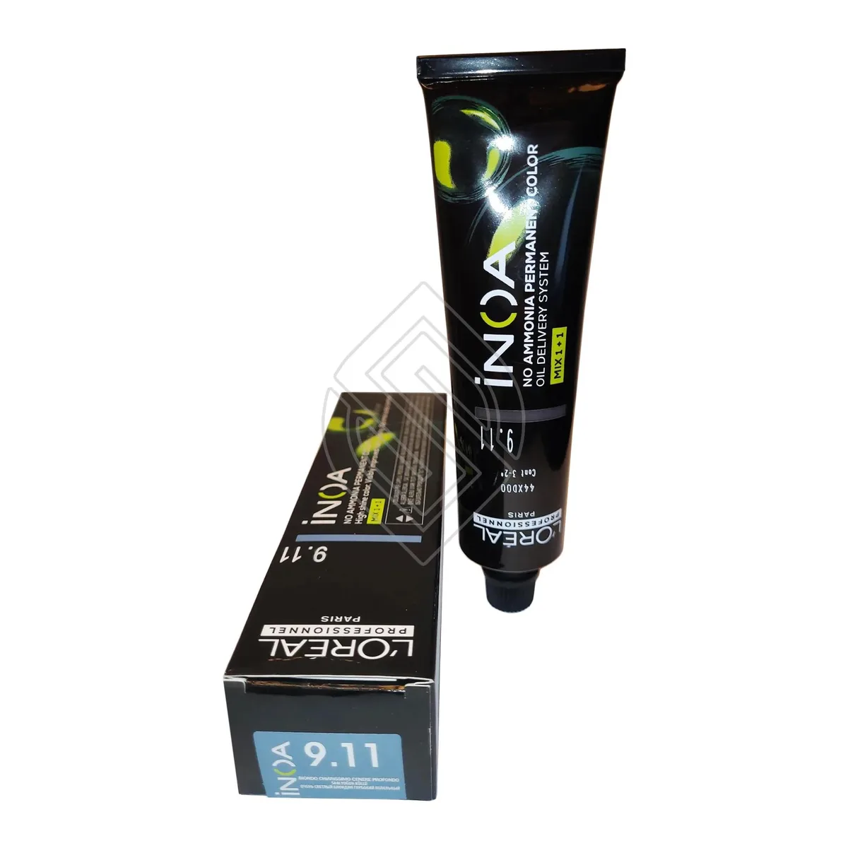 L'Oreal L'Oreal Inoa #9.11 Very Light Extra Ash Blonde 60g — product photo