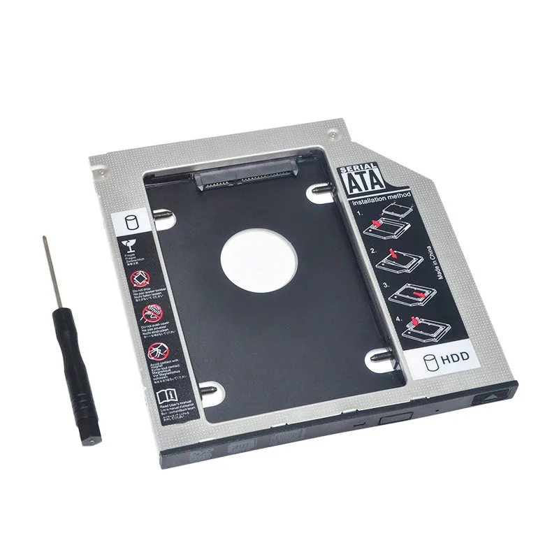 Corn Electronics Corn Electronics 9.5mm SATA HDD Caddy Adapter for Optical Bay — product photo
