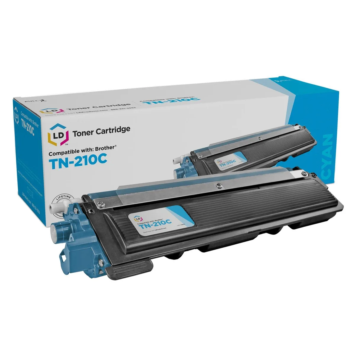 LD Products LD Products Compatible Toner Cartridge Brother TN210C Cyan 1400 pages — product photo