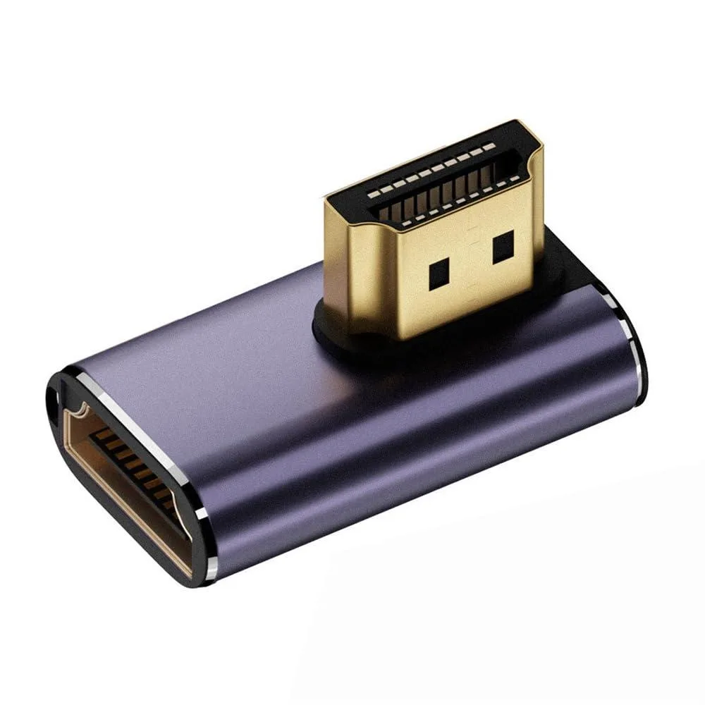 LORDWORLD LORDWORLD HDMI 2.1 Male to Female 90° Vertical Low Profile Adapter 8K 60Hz — product photo