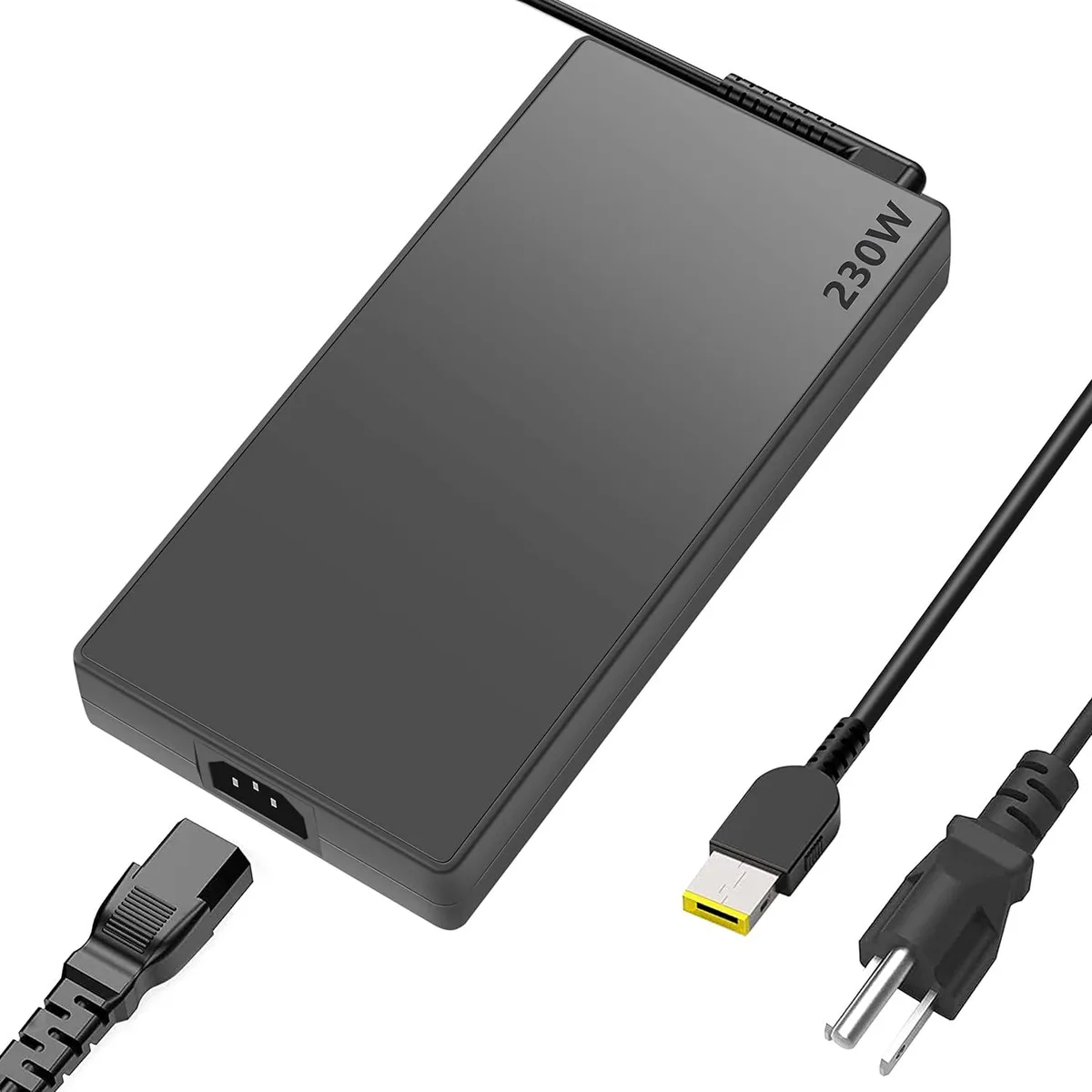 NShi NShi 230W 20V 11.5A Yellow Square AC Adapter laptop replacement part — product photo