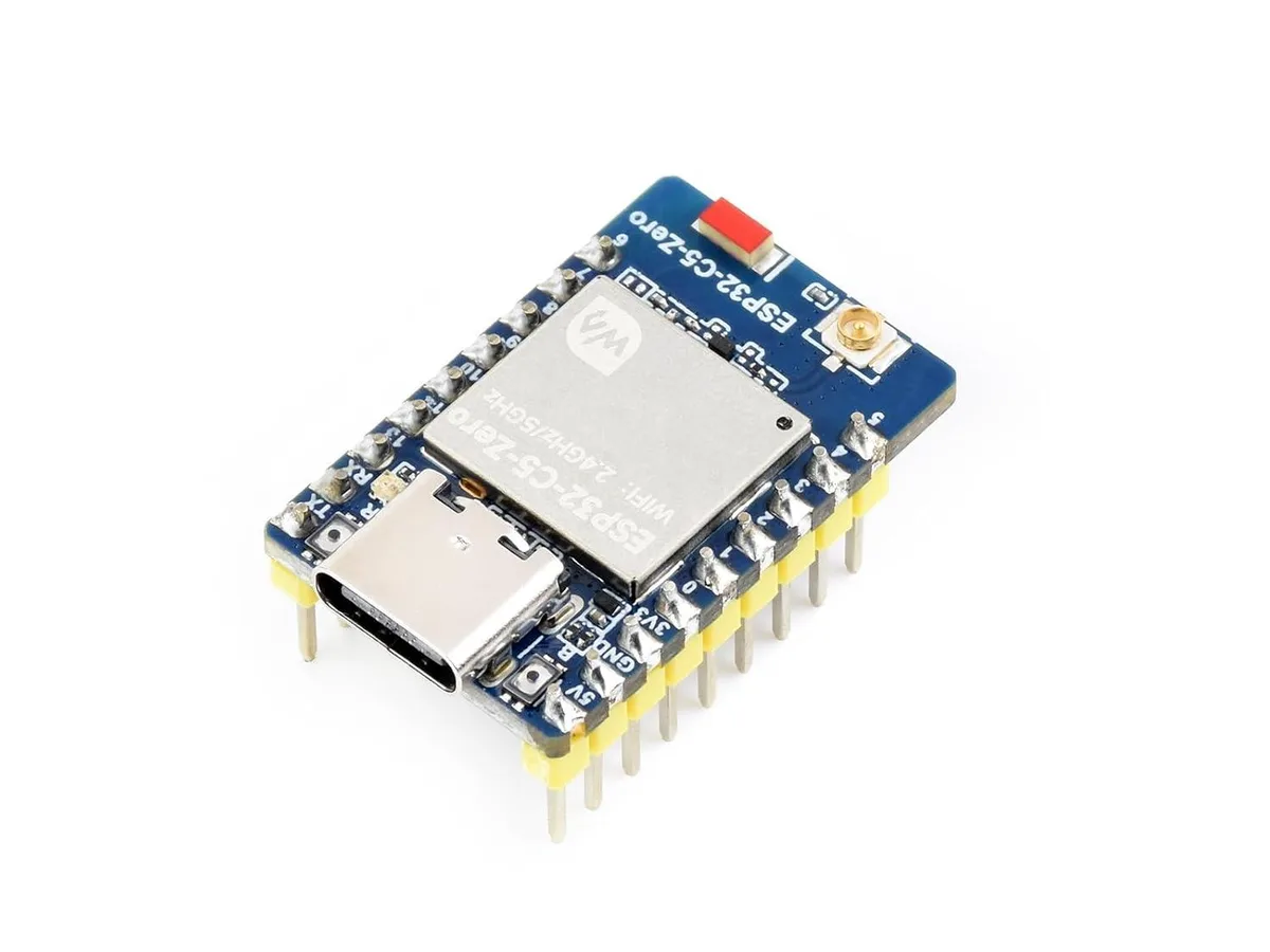 LORDWORLD LORDWORLD ESP32-C5-Zero Mini development board with pre-soldered header — product photo