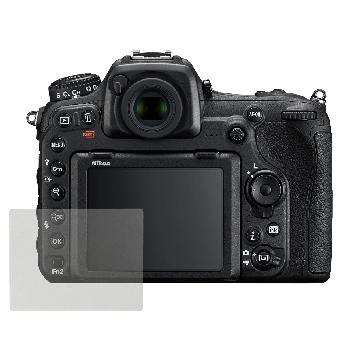 Rectangular tempered-glass screen protector with 2.5D arc edges for Nikon D3400 and D3500 cameras