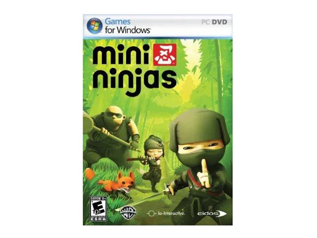 PC game DVD case with Mini Ninjas artwork