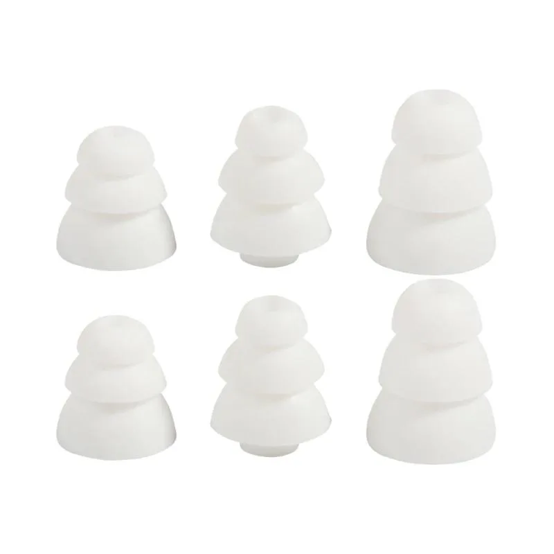 WMtec WMtec Triple Flange Ear Tips 4.0 mm White 3 Pairs — product photo