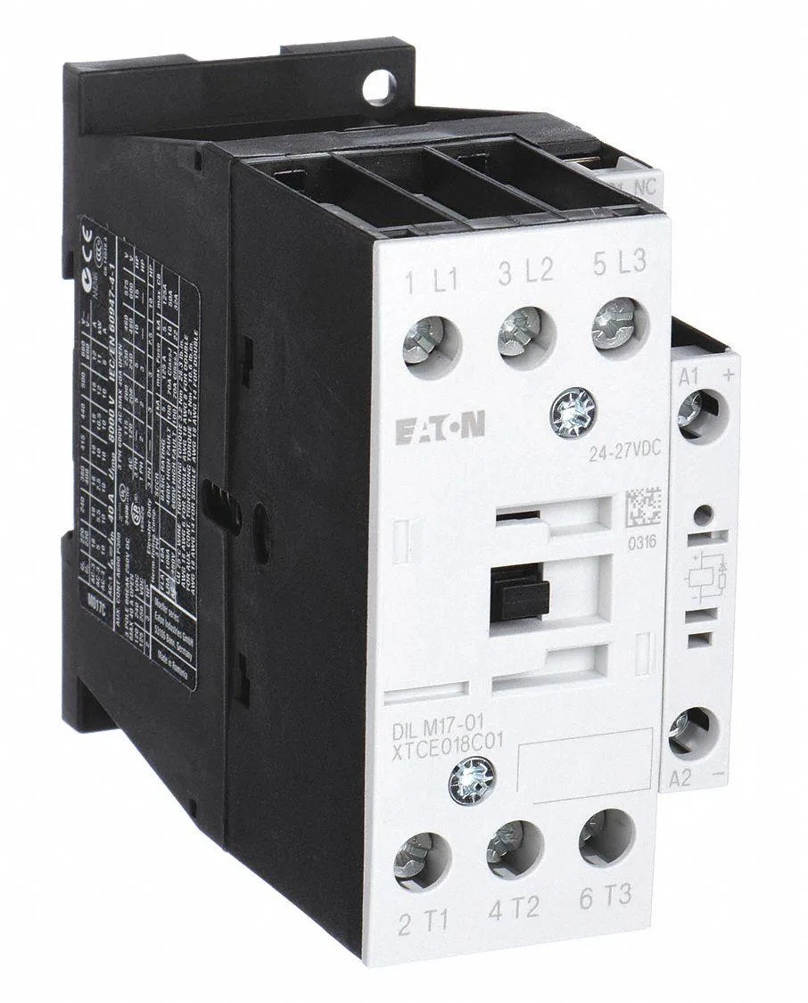 Eaton Eaton XTCE018C01T IEC Magnetic Contactor 1NC 24V AC 3P Non-Reversing Screw — product photo