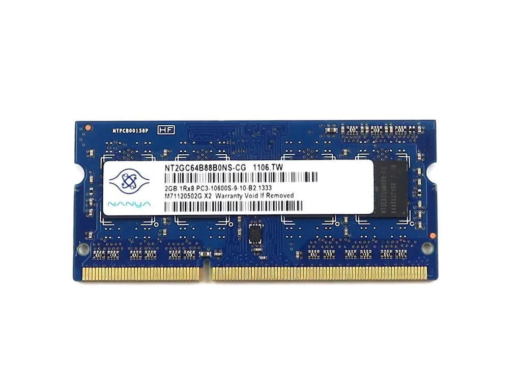 Nanya Nanya NT2GC64B88B0NS-CG_UB 2GB DDR3 1333MHz 204-Pin SO-DIMM accessory — product photo
